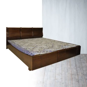 Annex Rainbow Double Bed - Elegant Design with Slatted Details