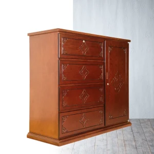 Annex Angelinc Wardrobe - Ornate Carved Design