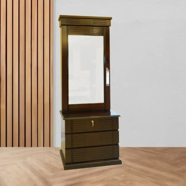 Rainbow Dressing Table – Wooden Vanity with Mirror & Drawers